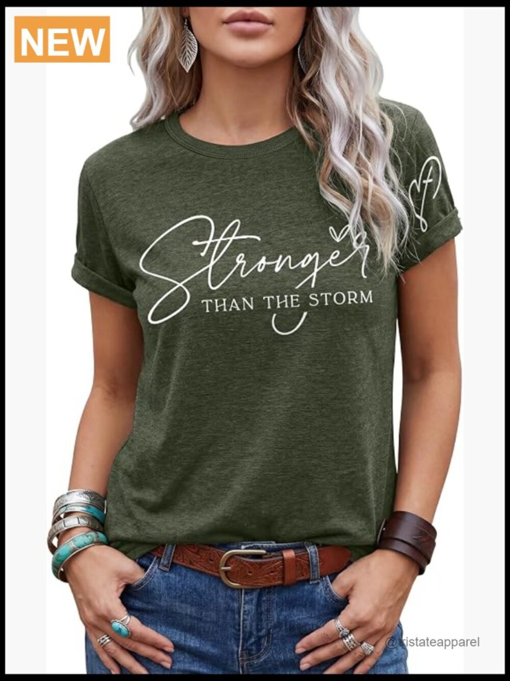 Women's Crewneck Floral Graphic Tee Short Sleeve Bohemian Top